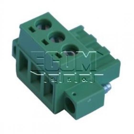 Svorkovnice zásuvka 2EDGKM-5.08-03P, 3 póly, 320 V / 20 A, 180°