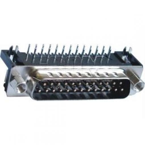 D-SUB vidlice 15 pinů 90°, pozlacené kontakty, HSU C0550-15MBCBSBR
