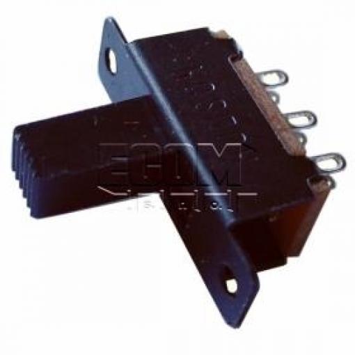 Posuvný přepínač SRS22F, 2pólový, 50 V / 0,5 A