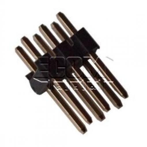 Kolíková lišta lámací HSU C2200-06BSGAS0R, 2×3, rozteč 2,54 mm