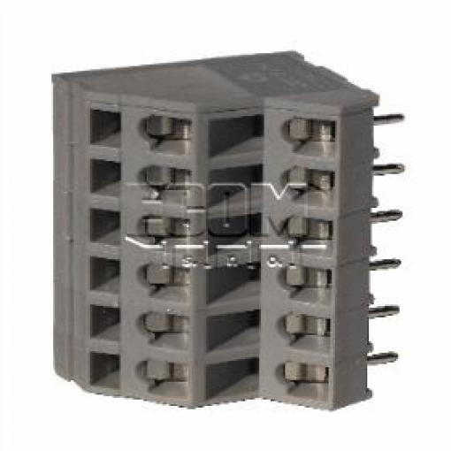 Svorkovnice pružinová DG245H2-5.00-12P-11-00A(H), 2×6 pólů, 450 V