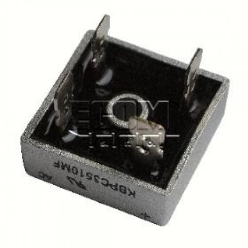 Usměrňovací můstek KBPC5010, 1000 V / 50 A, KBPC