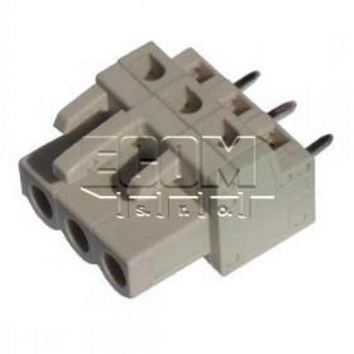 Svorkovnicová zásuvka 8EDGB-5.00-03P-11-01A(H), 3 póly, 320 V / 20 A