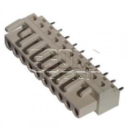 Svorkovnice zásuvka 8EDGB-5.00-10P, 10 pólů, 320 V / 20 A, šedá