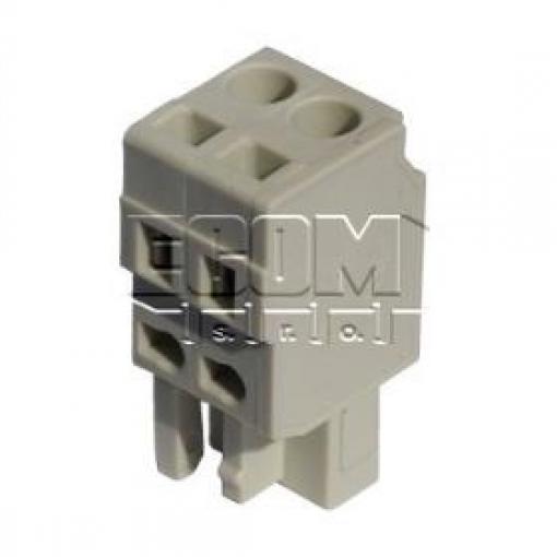 Svorkovnice zásuvka 8EDGKB-5.00-02P-11-01A(H), 320 V / 20 A, 2 póly
