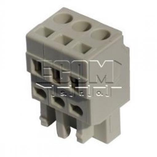 Svorkovnice zásuvka DEG 8EDGKB-5.00-03P-11-01A(H), 320 V / 20 A, 3 póly