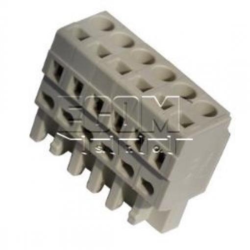 Svorkovnice zásuvka 8EDGKB-5.00-06P-11-01A(H), 6 pólů, 320 V / 20 A