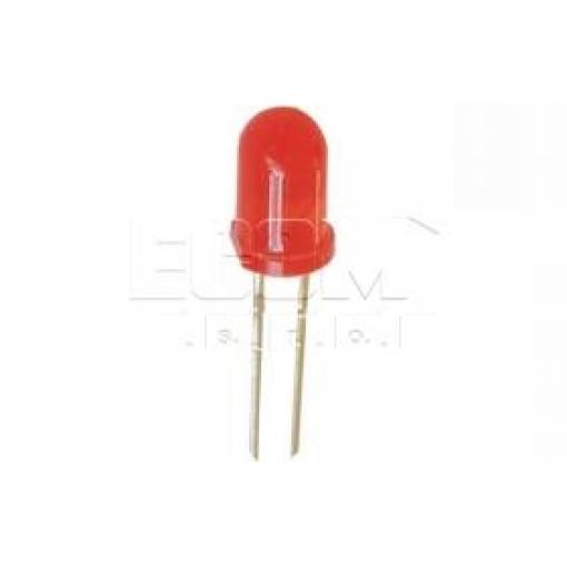 LED dioda červená 625 nm, 3 mcd/2 mA, 60°, pouzdro 3 mm