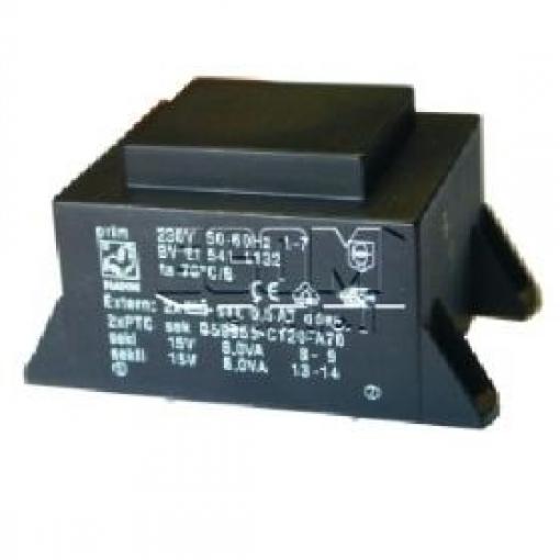 Transformátor BV EI 541 1128, 16 VA, 230 V / 2× 6 V, 1,33 A
