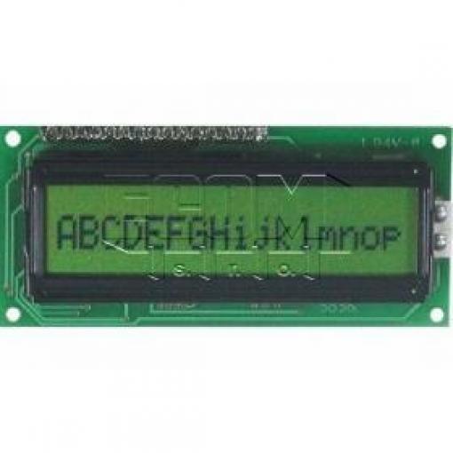 LCD modul znakový BC1601A, 1×16 znaků, reflexní