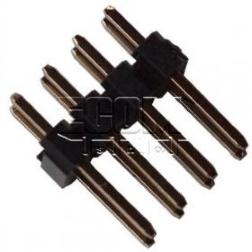Kolíková lišta lámací HSU C2200-08BSGAS0R, 2×4, rozteč 2,54 mm