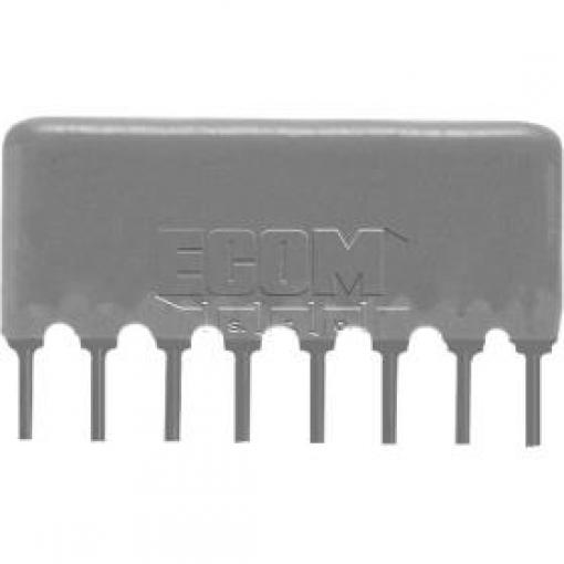 Odporová síť 4609X-101, 8 rezistorů, 9 vývodů, DIP-9
