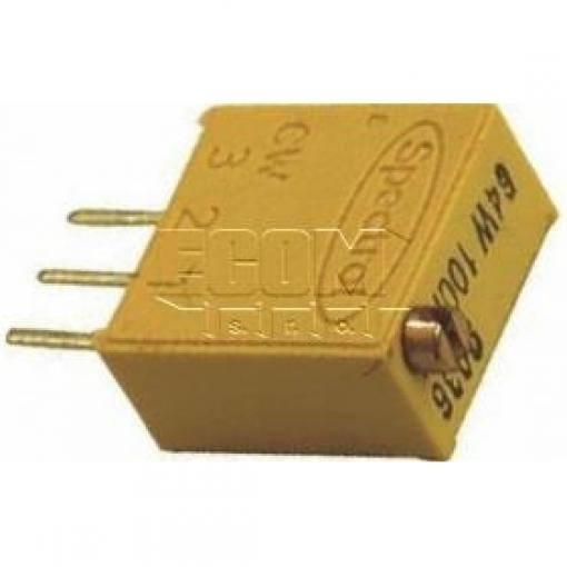 Odporový trimr cermet M64W202KB40, 0,5 W, 25 otáček
