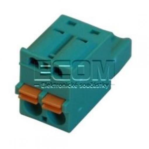 Svorkovnice 2EDGKD-5.00-02P-14-00A(H), 2 póly, 180°, zelená