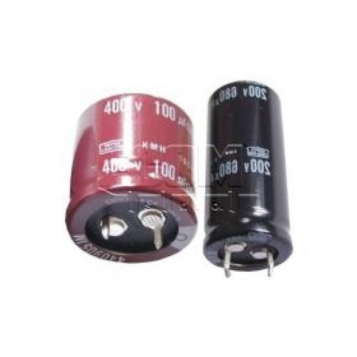 Elektrolytický kondenzátor ESMH800VSN103MA50S, 10 000 µF / 80 V, SNAP-IN