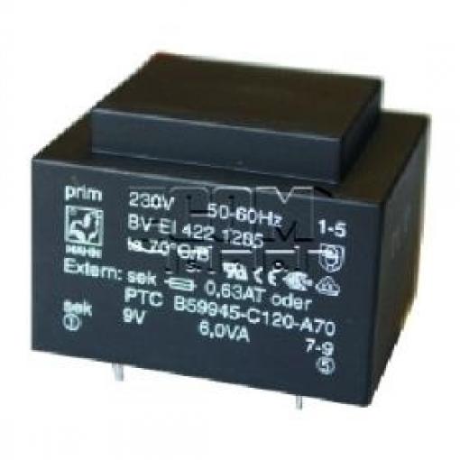 Transformátor BV EI422 1275, 6 VA, 230 V / 12 V, 500 mA
