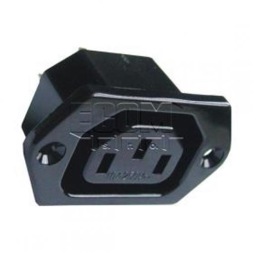 Zásuvka do panelu CS-003, 3× kontakt, 250 V / 10 A