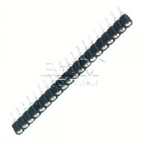 Patice SIL řadová 1×4, rozteč 2,54 mm, HSU C0112-04SAAB00R
