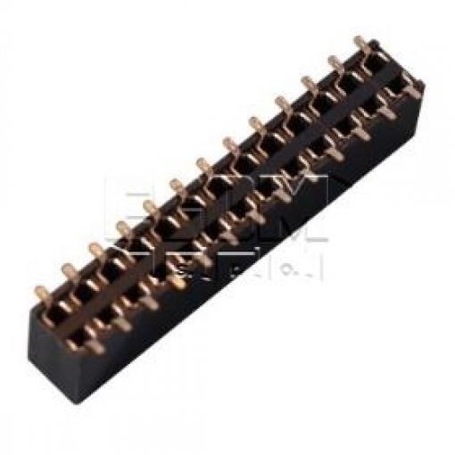 Dutinková lišta 2×13 pinů, rozteč 2,54 mm, SMD, ZL2816-2X13
