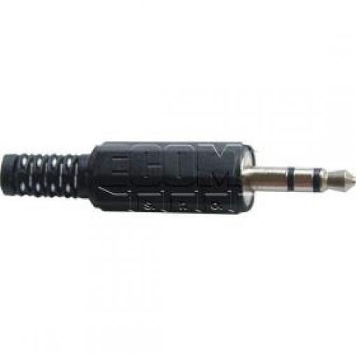 Vidlice jack 3,5 mm stereo, plastový kryt, SCP-2004T