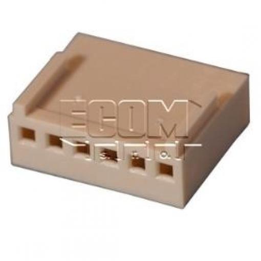 Zásuvka H2510-06PYC000R, 1×6 pinů, rozteč 2,54 mm