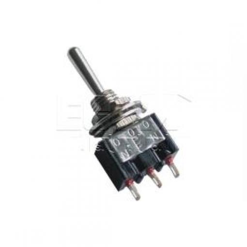 Páčkový přepínač TSM123A1, 250 V / 3 A, (ON)-OFF-(ON)
