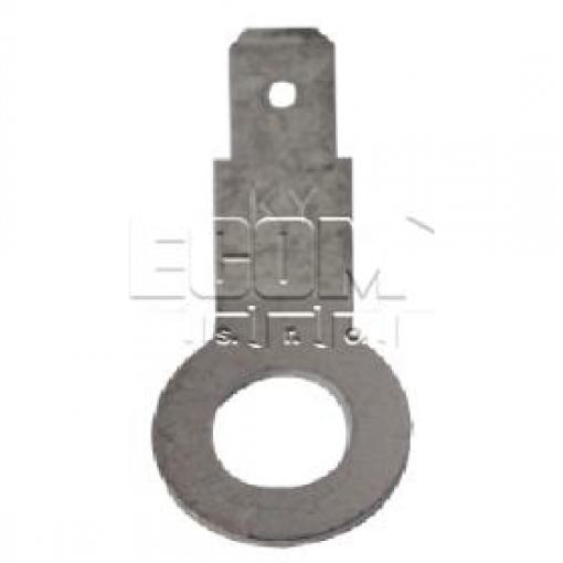 Zemnící očko GND-54TP, M8, faston 6,35 × 0,8 mm