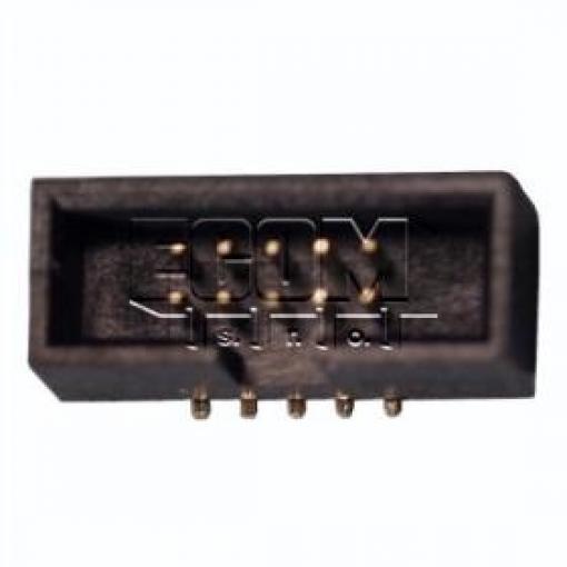 Vidlice krytá dvouřadá C3506-10DEGBPNR, 2×5 SMD, Au