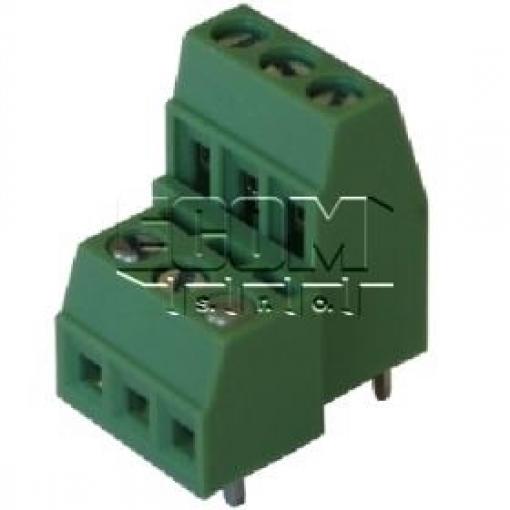 Svorkovnice DG381A-3.50-06P-14-80A, šroubovací, 2×3 póly, 130 V / 80 A