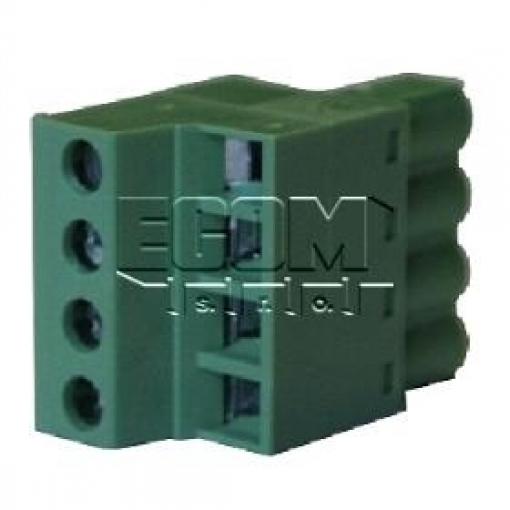 Svorkovnice zásuvka 2EDGKC-5.08-04P, 4 póly, 320 V / 20 A, 180°