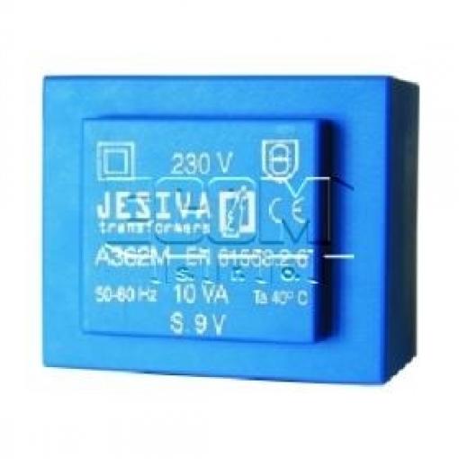Transformátor JES E4816.10.2.09, 10 VA, 230 V / 2× 9 V, 0,55 A