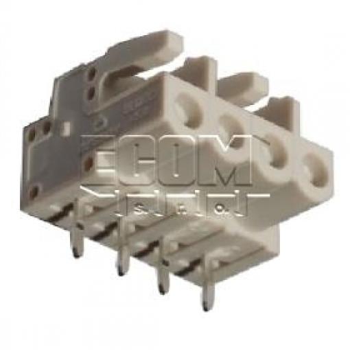 Svorkovnicová zásuvka 8EDGC-5.00-04P-11-01A(H), 4 póly, 320 V / 20 A