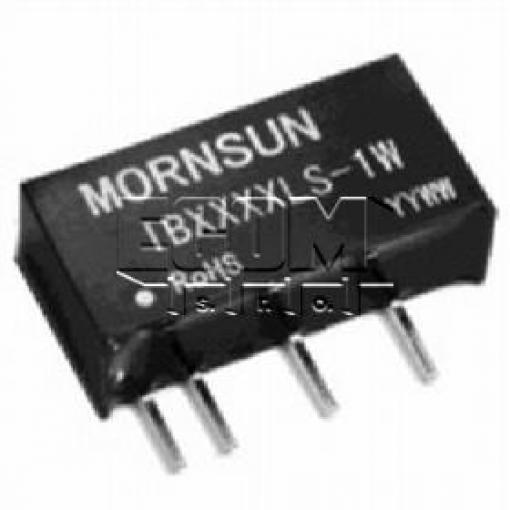 DC/DC měnič IB0505LS-1W, 5 V / 200 mA, izolovaný, SIP7