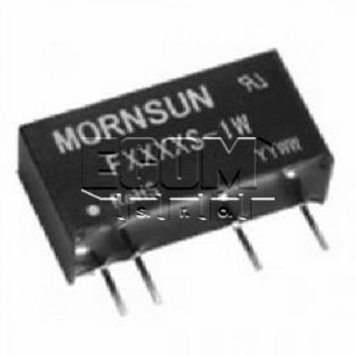 DC/DC měnič F0505S-1W, 5 V / 200 mA, izolovaný, SIP-7
