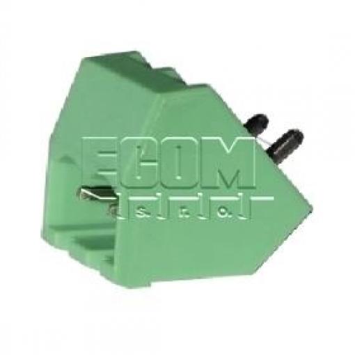 Vidlice 2EDGLC-5.08-02P-14, 320 V / 20 A, 45°, zelená