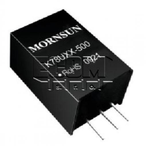 DC/DC měnič K78U05-500, 5 V / 500 mA, SIP3
