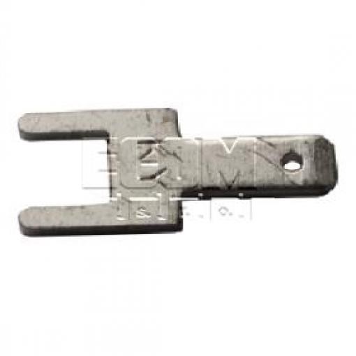 Faston vidlice PC110D8, 2,8 × 0,8 mm, 180°, RM 5,0 mm
