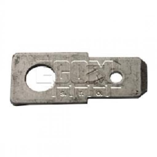 Faston vidlice PC11250, 6,35 × 0,8 mm, závit M4, 180°