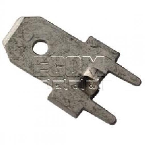 Faston vidlice PCRS250-1, 6,3 × 0,8 mm, 180°