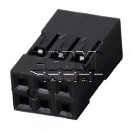 Pouzdro konektoru H4000-06PDNB00R, 2×3 pin, rozteč 2,54 mm