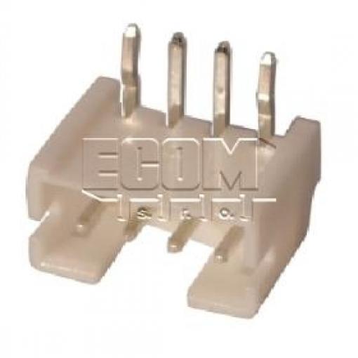 Vidlice řadová 1×5 90°, rozteč 2,0 mm, bílá, WAF2103-1X05
