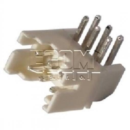 Vidlice řadová 2×3 W2103-06PDRTBWR, 90°, rozteč 2,0 mm