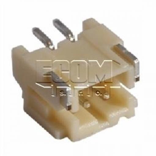 Vidlice jednořadá 1×6 SMD 90°, rozteč 2,0 mm, bílá