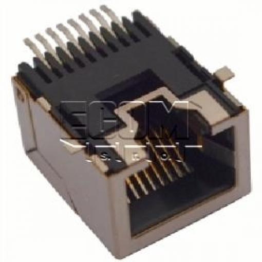 Telefonní zásuvka RJ45 8P8C, stínění, SMD