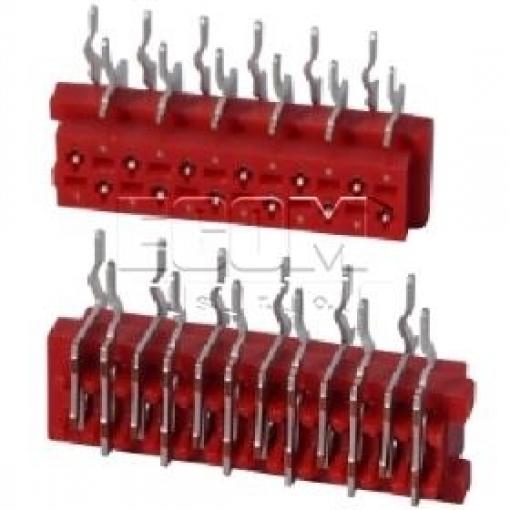 Konektor Micro-Match C3129-12PYNTR0R, zásuvka 90°, 12 pinů