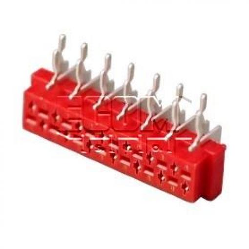 Konektor Micro-Match C3129-14PYNTR0R, zásuvka 90°, 14 pinů