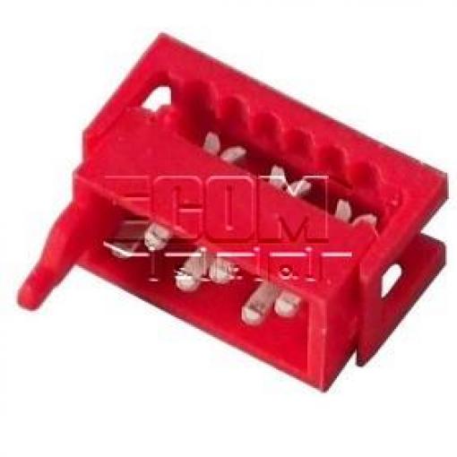 Konektor Micro-Match DS1015-01-06R6, vidlice IDC, 6 pinů, 1,27 mm