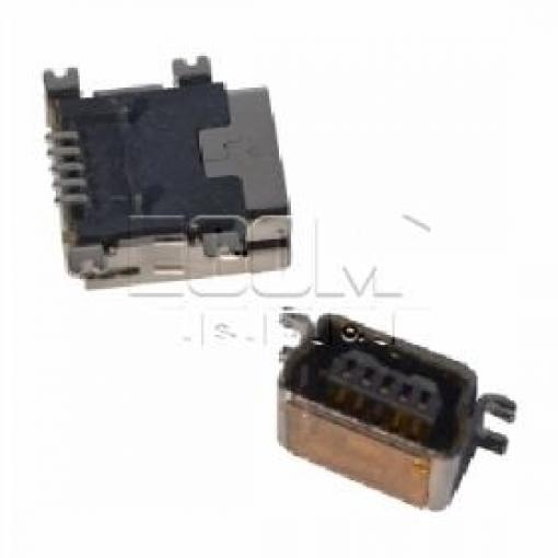 Konektor mini USB zásuvka B, 1×5 SMD, 90°, CNF DS1104-BN0SRS
