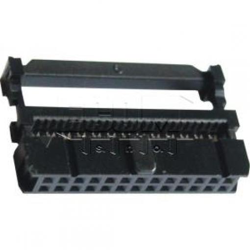 Zásuvka samořezná DS1016-40MA2BB, plochý kabel, 2×20 Au+Ni