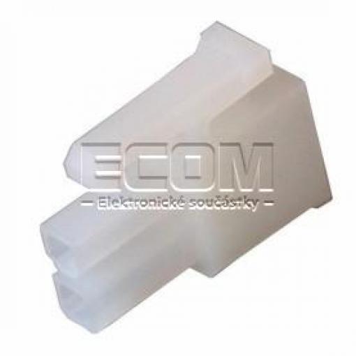 Zásuvka konektoru H5150-02PDW000R, 2×1, rozteč 4,2 mm, bílá